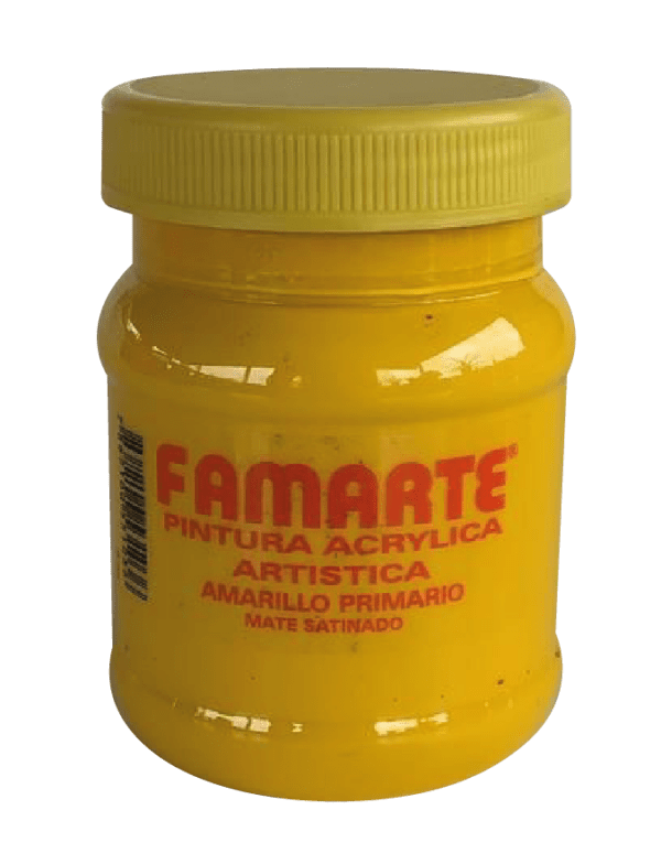 PINTURA ACRILICA AMARILLO FAMARTE 8ONZ