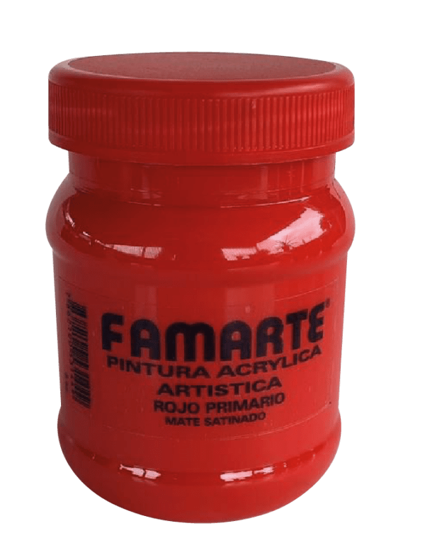 PINTURA ACRILICA ROJO FAMARTE 8ONZ