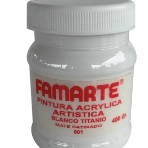 PINTURA ACRILICA BLANCOnTITANIO FAMARTE 8ONZ