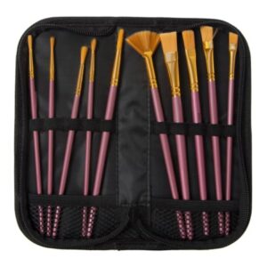 SET DE PINCELES VARIADOS CON 10 UNIDADES