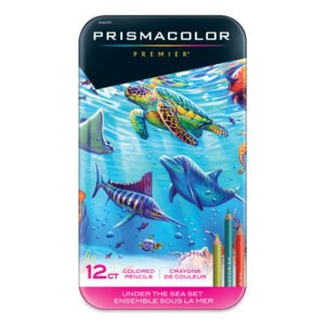 PRISMACOLOR PREMIER COLORED PENCILS - SET DE 12 COLORES FONDO DEL MAR