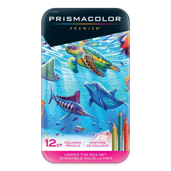 PRISMACOLOR PREMIER COLORED PENCILS - SET DE 12 COLORES FONDO DEL MAR