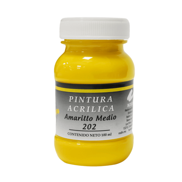 PINTURA ACRILICA ATL AMARILLO MEDIO 100ML