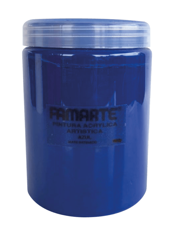 PINTURA ACRILICA FAMARTE HEAVY BODY AZUL 1 LITRO
