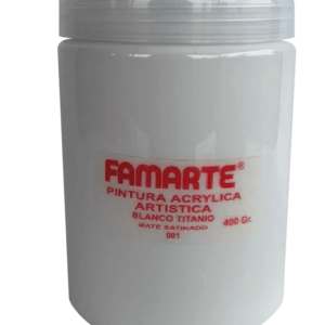 PINTURA ACRILICA FAMARTE HEAVY BODY BLANCO 1 LITRO