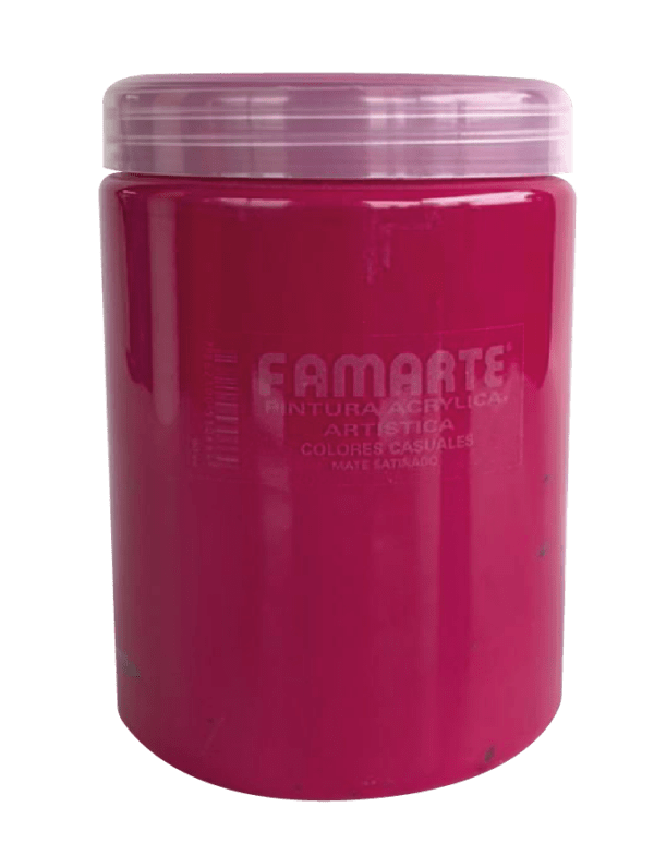 PINTURA ACRILICA FAMARTE HEAVY BODY MAGENTA 1 LITRO