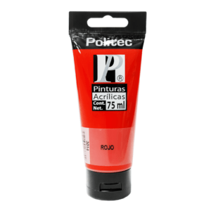 PINTURA ACRILICA POLITEC ROJO 75ML