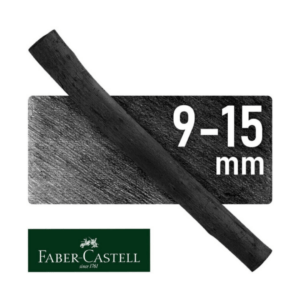 PALITO, BARRA DE CARBONCILLO NATURAL, FABER-CASTELL PITT CHARCOAL (9 – 15 MM DE DIÁMETRO)