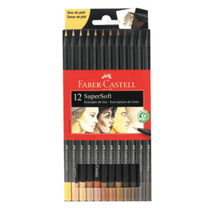 LAPICES FABER SUPERSOFT 12 COLORES TONO PIEL