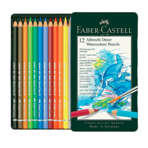 LAPICES ACUARELABLES ALBRECHT DÜRER X12 COLORES CAJA METÁLICA