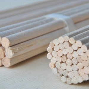 PALITOS DE BALSA REDONDO 5MM DE ESPESOR